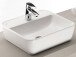 Waschtisch-Set >Davos XX< in Weiß aus Keramik - 120x14x18cm (BxHxT)