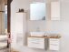 Badezimmer-Set >Davos< in Weiß Wotan Eiche Nachbildung - 140x47cm (BxT)
