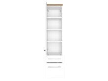 Badezimmer-Set >Davos< (6-teilig) in Weiß Wotan Eiche Nachbildung - 170x47 (BxT)