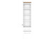 Badezimmer-Set >Davos< (6-teilig) in Weiß Wotan Eiche Nachbildung - 170x47 (BxT)