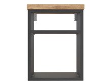 Badezimmer-Set >Davos< in Graphit Grau-Matt Wotan Eiche Nachbildung