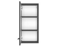 Badezimmer-Set >Davos< in Graphit Grau-Matt Wotan Eiche Nachbildung