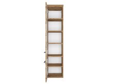 Badezimmer-Set >Davos< (6-teilig) in Wotan Eiche Nachbildung - 170x47cm (BxT)