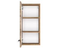 Badezimmer-Set >Davos< (6-teilig) in Wotan Eiche Nachbildung - 170x47cm (BxT)