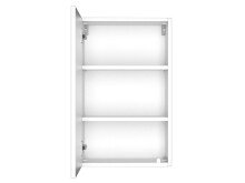 Hängeschrank >Baabe I< in Weiß aus MDF - 40x64x20cm (BxHxT)