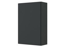 Hängeschrank >Baabe I< in Graphit aus MDF - 40x64x20cm (BxHxT)