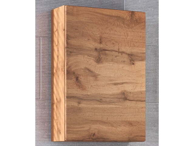 Hängeschrank >Baabe I< in Wotan-Eiche aus MDF - 40x64x20cm (BxHxT)