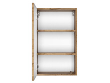 Hängeschrank >Baabe I< in Wotan-Eiche aus MDF - 40x64x20cm (BxHxT)