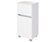 Unterschrank >Baabe I< in Weiß aus Kunststoff - 40x79x35cm (BxHxT)
