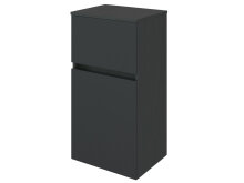 Unterschrank >Baabe I< in Graphit aus Kunststoff - 40x79x35cm (BxHxT)