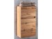 Unterschrank >Baabe I< in silberfarben aus Kunststoff - 40x79x35cm (BxHxT)