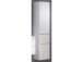 Hochschrank >Baabe I< in Weiß aus Kunststoff - 40x180x35cm (BxHxT)