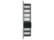 Hochschrank >Baabe I< in Graphit aus Kunststoff - 40x180x35cm (BxHxT)