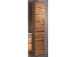 Hochschrank >Baabe I< in silberfarben aus Kunststoff - 40x180x35cm (BxHxT)