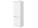 Midischrank >Baabe I< in Weiß aus Kunststoff - 40x130x35cm (BxHxT)