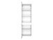 Midischrank >Baabe I< in Weiß aus Kunststoff - 40x130x35cm (BxHxT)