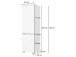 Midischrank >Baabe I< in Weiß aus Kunststoff - 40x130x35cm (BxHxT)