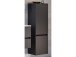 Midischrank >Baabe I< in Graphit aus Kunststoff - 40x130x35cm (BxHxT)