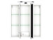 Spiegelschrank >Baabe I< aus Glas - 60x66x20cm (BxHxT)
