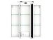 Spiegelschrank >Baabe I< aus Glas - 60x66x20cm (BxHxT)