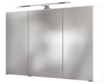 Spiegelschrank >Baabe I< in Weiß aus Glas -...