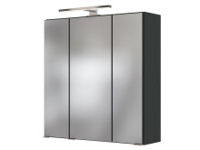 Spiegelschrank >Baabe I< in Graphit aus Glas -...