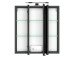 Spiegelschrank >Baabe I< in Graphit aus Glas - 60x66x20cm (BxHxT)