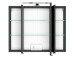 Spiegelschrank >Baabe I< in Graphit aus Glas - 80x66x20cm (BxHxT)