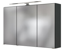 Spiegelschrank >Baabe I< in Graphit aus Glas -...