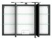 Spiegelschrank >Baabe I< in Graphit aus Glas - 100x66x20cm (BxHxT)