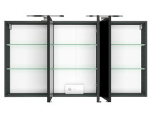 Spiegelschrank >Baabe I< aus Glas - 120x66x20cm (BxHxT)