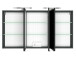 Spiegelschrank >Baabe I< aus Glas - 120x66x20cm (BxHxT)