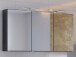 Spiegelschrank >Baabe I< aus Glas - 120x66x20cm (BxHxT)