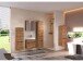 Spiegelschrank >Baabe I< in Wotan-Eiche aus Glas - 60x66x20cm (BxHxT)