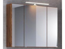 Spiegelschrank >Baabe I< in Wotan-Eiche aus Glas -...