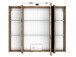Spiegelschrank >Baabe I< in Wotan-Eiche aus Glas - 80x66x20cm (BxHxT)