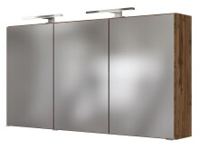Spiegelschrank >Baabe I< in Wotan-Eiche aus Glas -...