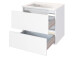 Waschtisch-Set >Baabe I< in Weiß aus MDF - 60x56x47cm (BxHxT)