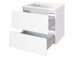 Waschtisch-Set >Baabe I< in Weiß aus MDF - 60x56x47cm (BxHxT)