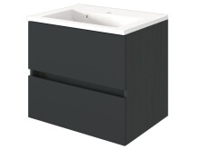 Waschtisch-Set >Baabe I< in Graphit aus MDF -...