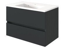 Waschtisch-Set >Baabe I< in Graphit aus MDF -...
