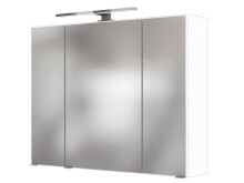 Waschtisch-Set >Baabe II< in Weiß aus MDF - 80x47cm (BxT)