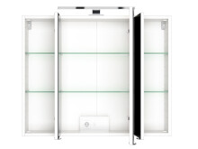 Waschtisch-Set >Baabe II< in Weiß aus MDF - 80x47cm (BxT)