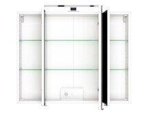 Waschtisch-Set >Baabe II< in Weiß aus MDF - 80x47cm (BxT)