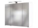 Waschtisch-Set >Baabe II< in Weiß aus MDF - 80x47cm (BxT)