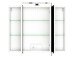 Waschtisch-Set >Baabe II< in Weiß aus MDF - 80x47cm (BxT)
