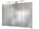 Waschtisch-Set >Baabe III< in Weiß aus MDF - 100x47cm (BxT)