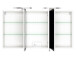 Waschtisch-Set >Baabe IV< in Weiß aus MDF - 120x47cm (BxT)
