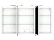 Waschtisch-Set >Baabe IV< in Weiß aus MDF - 120x47cm (BxT)