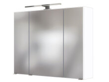 Badezimmer-Set >Baabe< (5-teilig) in Weiß - 190x47cm (BxT)